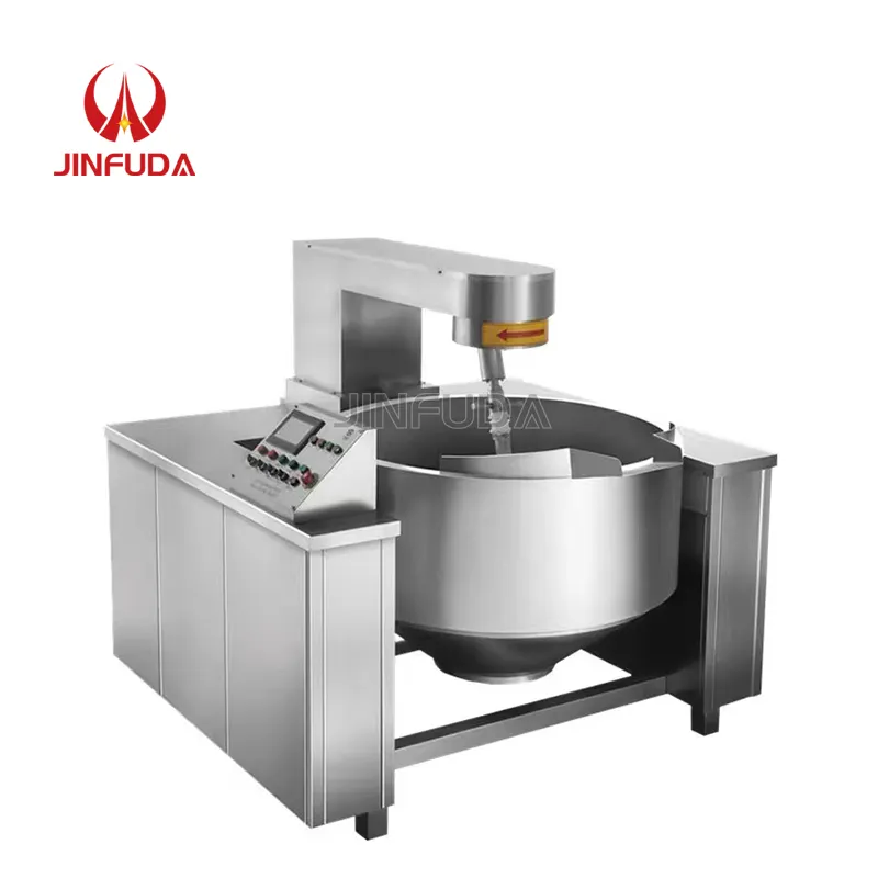 Automatic Cooking Pot Industrial Professional Cooker with Mixer Jacketed Cooking Kettle