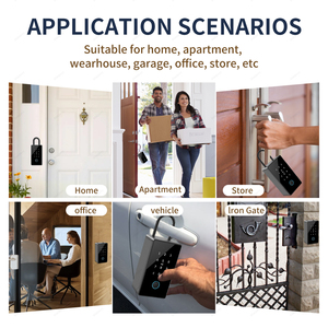 TTlock Wall <strong>Mounted</strong> Portable Storage Keybox <strong>Hide</strong> Security Lock Safe Digital Code App Control Smart Key Box for Outdoor - Product Image 4