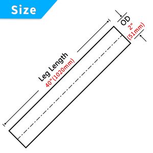 ท่อตรงไอเสียแบบสากลความยาว1เมตร2 2.5 3 3.5 4นิ้วแบบ DIY กำหนดเอง - Product Image 4