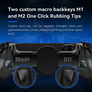 D11s Extensive Gaming Controller für Android Tablet PC Mobile IOS-Telefone Stretch Game Controller Hall Trigger mit Lüfter - Product Image 4