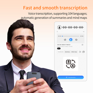 Il controllo delle App del registratore vocale AI Note trascrivere il riepilogo del registratore Audio di memoria 64GB per le riunioni delle lezioni chiamate 3MM - Product Image 5