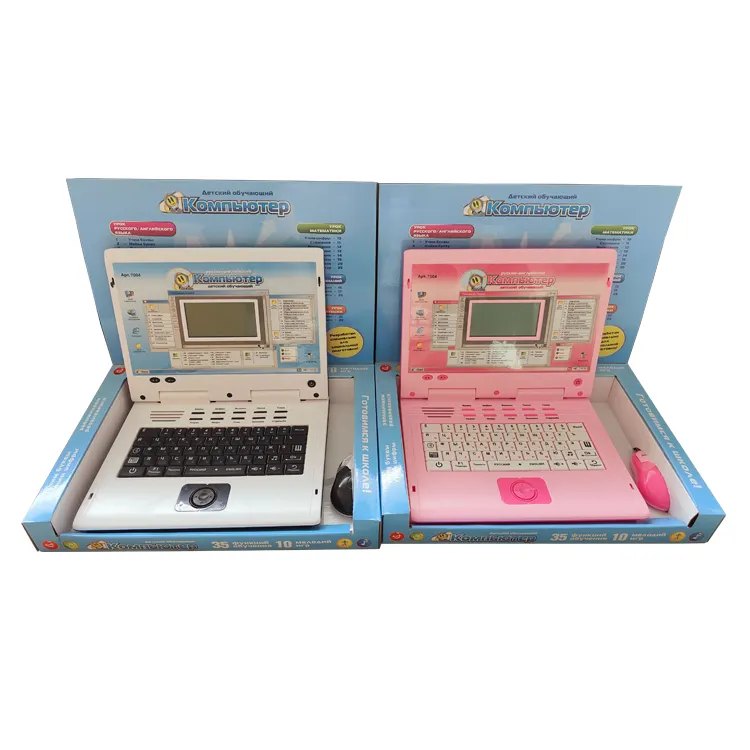 Bambini russo macchina di apprendimento del computer portatile giocattolo