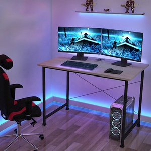 Modern Wholesale Cheap Multifunctional Home Office Workstation Study Metal Leg Wood Gaming PC <strong>Computer</strong> <strong>Table</strong> <strong>Desk</strong> - Product Image 6