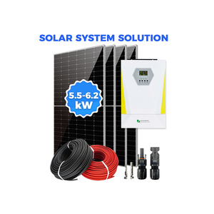 C-6.2KW-AF热卖成套太阳能储能系统6.2kw混合太阳能电池板发电套件 - Product Image 2