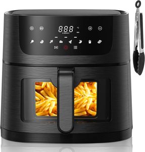 Aifa friggitrice ad aria digitale XXL 5.5L 6.5L friggitrice ad aria con finestra 1800W programmi a LED touch screen - Product Image 6