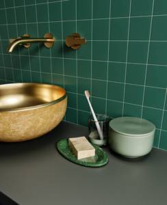 Màu xanh đậm 97*97mm đầy màu sắc khảm sang trọng Gạch <span class=keywords><strong>Mosaic</strong></span> pha lê khảm khuôn sàn gạch thủ công cho trong nhà - Product Image 3