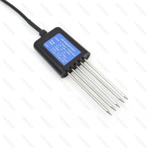 Detector de humedad del suelo analógico Sensor RS485 Salida 0-5V 0-10V 4-20mA Temperatura del suelo Sensor de humedad Sonda IP68 protegida