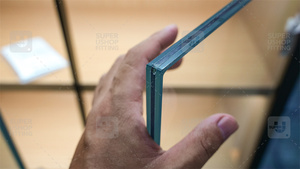 Tùy chỉnh cửa hàng trang trí bằng gỗ Kim Loại hiển thị Kệ dẫn kính hiển thị Showcase trưng bày kính hiển thị tủ với khóa - Product Image 5