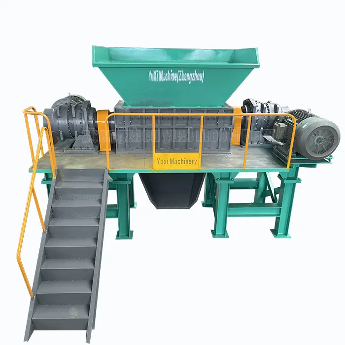 Fabriek Schroot Shredder Apparatuur Gebruikt Auto Aluminium Shredder Metalen Schroot Recycling Machine Voor Verkoop