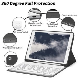 Personalizado portátil slim compacto teclado sem fio 60% 10 polegadas teclado sem fio para ipad tablet pc teclado