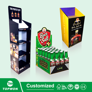 Caja de cartón personalizada para supermercado, expositor de tazas de papel - Product Image 2