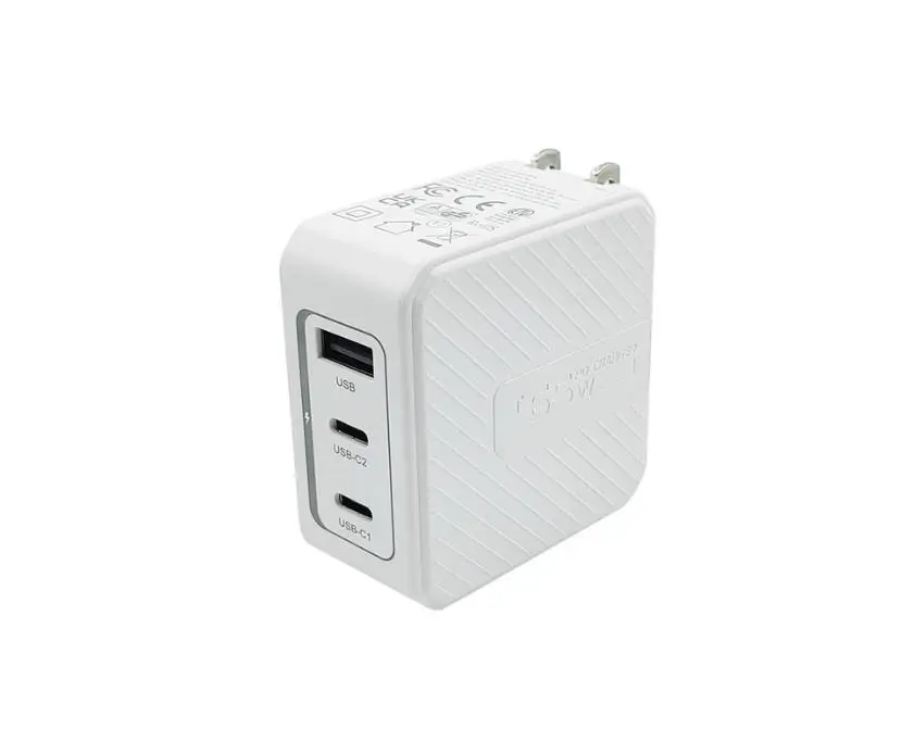 GaN Tech Charger 65W PD Fast Charging Universal US AUS UK EU Plug Outlet USB Travel Wall Charger Adapter ROHS CE FCC Approval