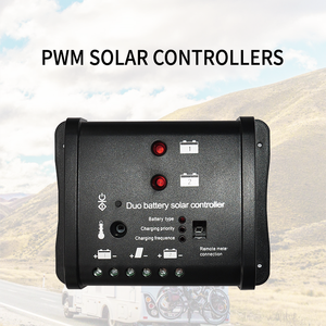 Контроллеры солнечных батарей MJOO PWM 12 В 10 А, вход с одним напряжением, двойной выход напряжения с ЖК-дисплеем - Product Image 5