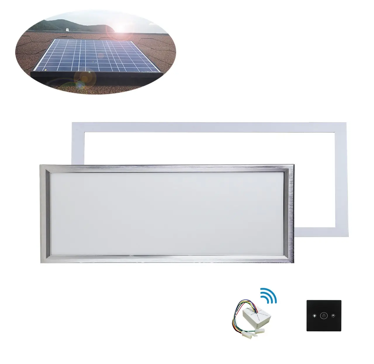 Hoch effizienter 50W Smart Solar LED Dachdecken-Oberlicht tunnel zum Verkauf