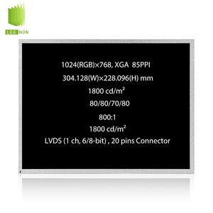 AUO จอ LCD ของแท้ LVDS 20พินกว้างอุณหภูมิ15นิ้วหน้าจอแอลซีดีสว่างมาก1024x768โมดูล LCD TFT 15นิ้ว - Product Image 1