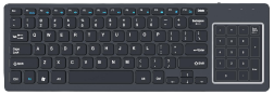Teclado inalámbrico BT Delgado recargable tipo C de gran venta con almohadilla táctil numérica y retroiluminación para computadora portátil de escritorio de la IMB-8200YCTL - Product Image 6