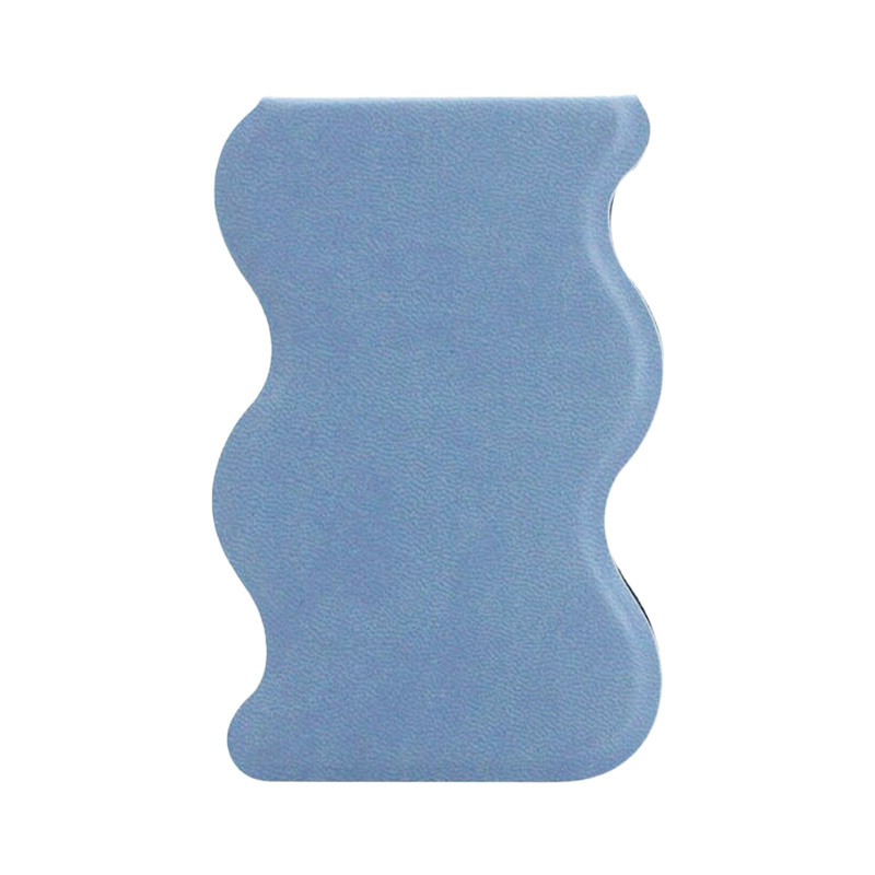 Miroir en cuir PU bleu