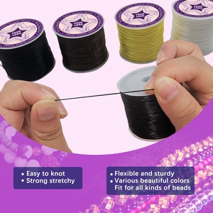 Private Label 80M <strong>Elastic</strong> Stretch <strong>String</strong> Necklace Bracelet <strong>Elastic</strong> Line Strong Stretchy <strong>String</strong> Cord Beads <strong>String</strong> Strap Rope - Product Image 3
