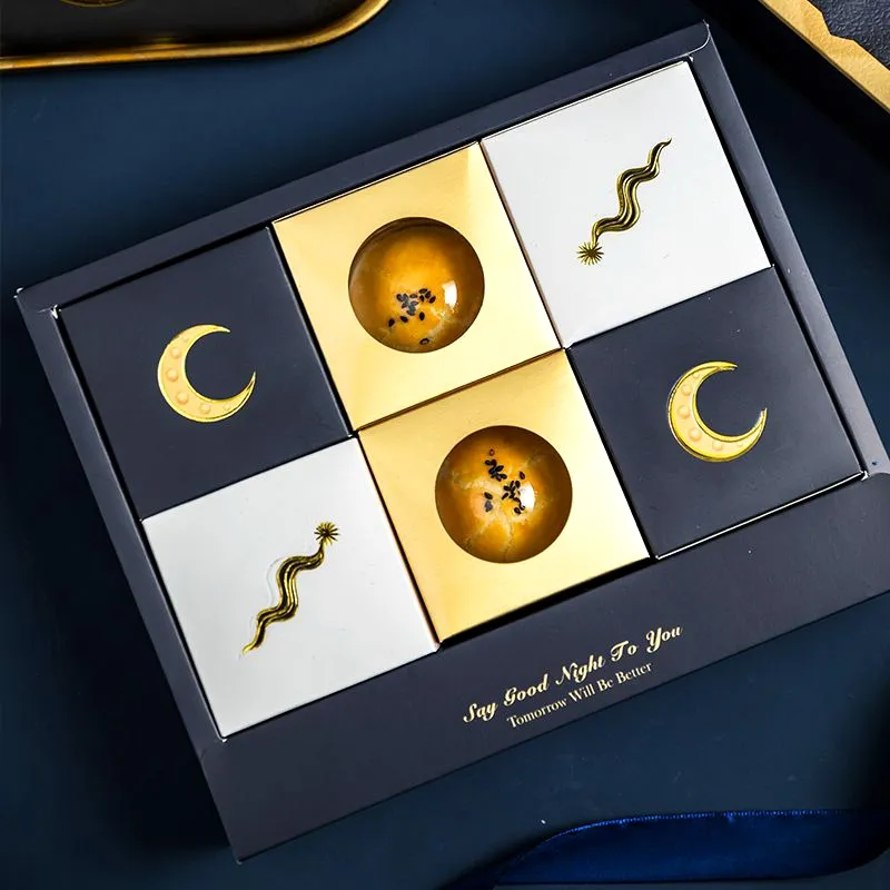 High-end Creative Gift Box Of Sun, Moon And Stars Moon Cake Box Moon Cake Boxes