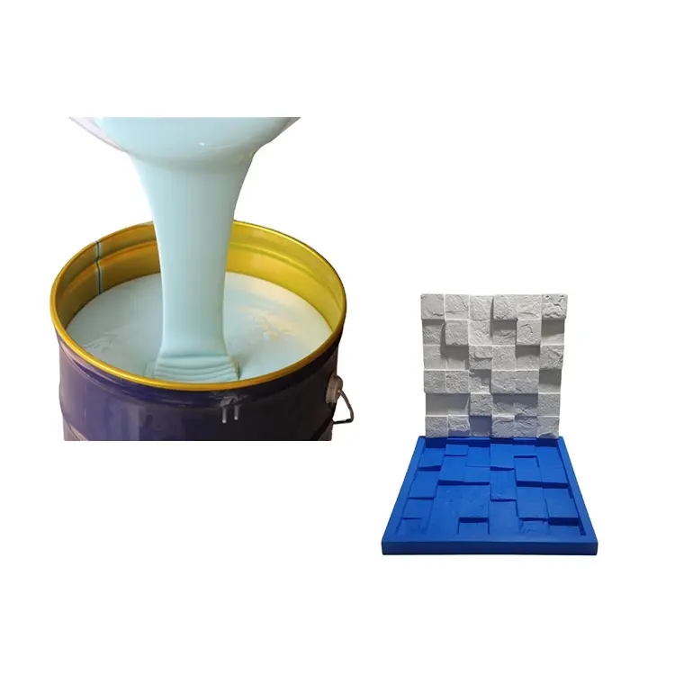 Factory Price RTV-2 Silicone Rubber Liquid for Culture Stone Concrte Cement Mold Making