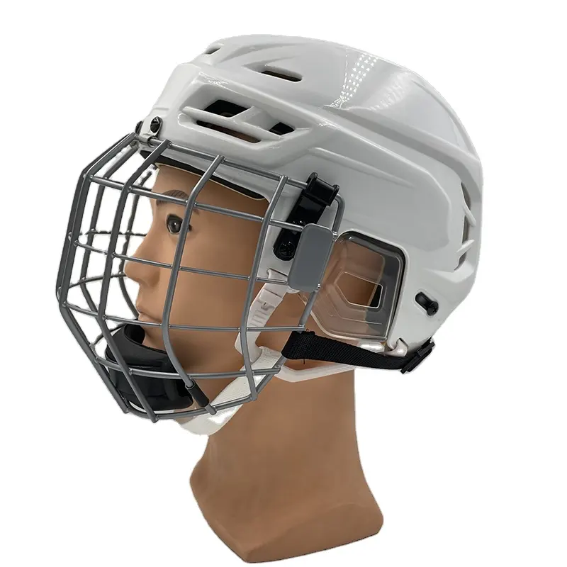 Benutzer definiertes Team/Club-Logo S M L Hochwertiger profession eller Sicherheits kopfschutz Gear Land Roller Eishockey helm