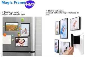 50x50cm Large Square Magnetic Photo <strong>Frame</strong> - Stylish Design for Stunning Wall Decoration - Product Image 4