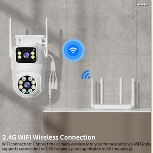 ขายส่งนวัตกรรมใหม่ Q8216 4MP เสียงสองทางกลางแจ้ง IP66 กล้อง WiFi กันน้ํา รองรับเอาต์พุตสองสตรีม - Product Image 3