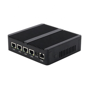 Mini-pc Sin ventilador, procesador Celeron J4125, 4LAN, 6USB, DDR4, MSATA, Win10, Barebone, para uso doméstico y oficina, ordenador pequeño - Product Image 3