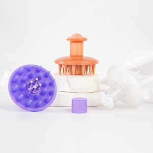 Masseur d'huile essentielle pour le cuir chevelu, nettoyage en profondeur du cuir chevelu, applicateur d'huile capillaire, shampooing en silicone, brosse de massage - Product Image 1