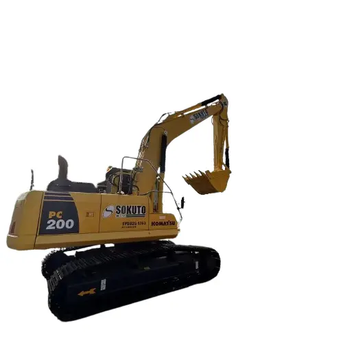 Escavadeira Komatsu PC200 usada de excelente qualidade para atacado, frete grátis