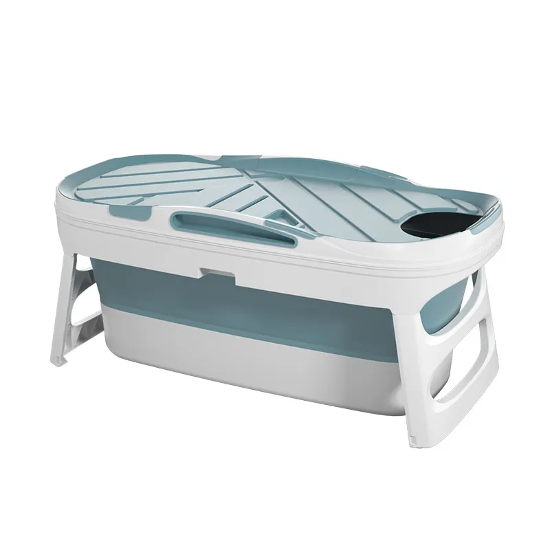 Vasche da bagno pieghevoli autoportanti di vendita calde per vasca da bagno pieghevole per adulti vasca da bagno pieghevole in plastica portatile