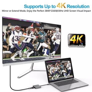 3 em 1 adaptador <span class=keywords><strong>usb</strong></span> tipo c para hdtv, usb3.0 pd conversor de carregamento cabo de áudio