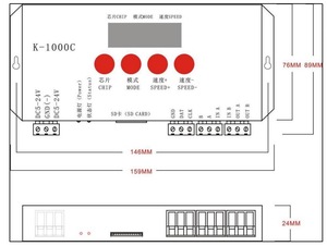 K-8000C SD-карта, 8 портов, Макс. 8192 пикселей