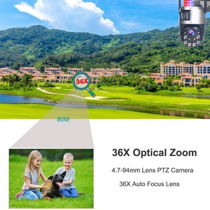 XM Icsee 12x 18X36xワイヤレスIPデュアルレンズ屋外PTZCCTVカメラ36x光学ズーム6mpwifiデュアルレンズズームPTZネットワークカメラ - Product Image 6