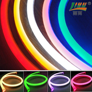 Shanghai Liyu 12V 1cm สาย LED แบบยืดหยุ่นตัดได้หลอดไฟนีออนตัดได้แถบไฟนีออนสำหรับภูมิทัศน์ที่มีดาวมหากาพย์