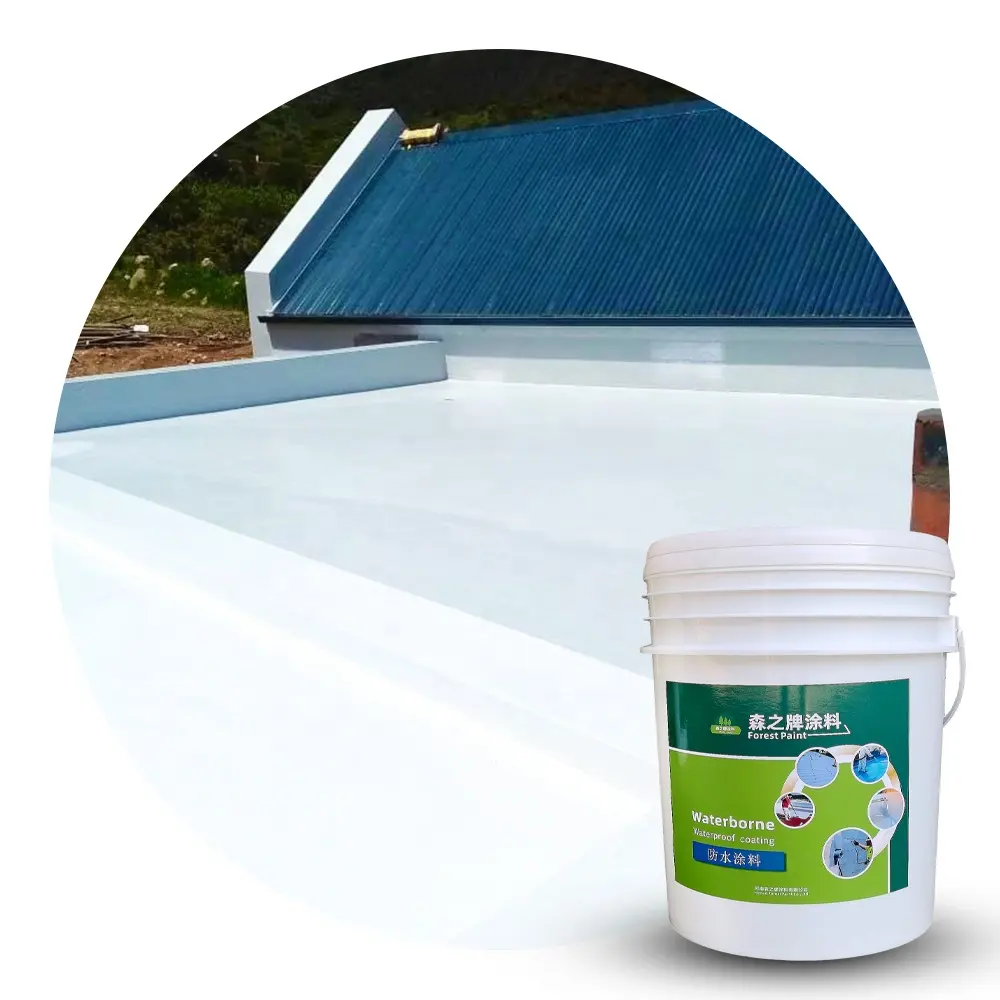 공장 직접 판매 PU 한 구성 요소 폴리 우레탄 물 교정 욕실 콘크리트 지붕 방수 코팅