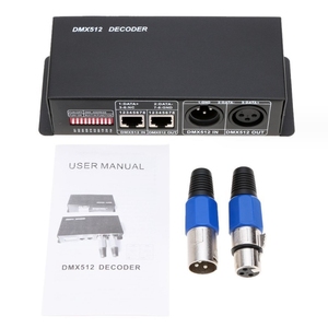Прямые продажи с завода 4-канальный DMX512 декодер DMX512 контроллер RGBW сценический свет инженерный DMX контроллер RGBW светодиодные полосы света - Product Image 2