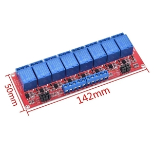 リレーモジュール1 2 4 6 8チャンネル5V 12V 24V 24Vリレーモジュールボードオプトカプラーサポート高レベルおよび低レベルトリガー - Product Image 6