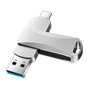 2 in 1 metal tip-c usb bellek cep telefonu bilgisayar için sürücüler çift kullanımlı yüksek hızlı 3.0 anahtarlık 1tb U disk - Product Image 2