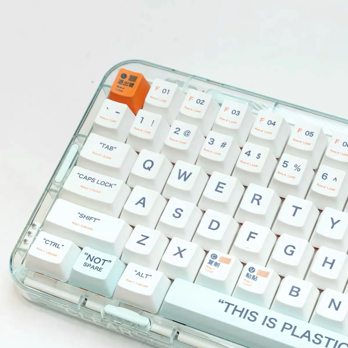 غطاء مفاتيح Pbt مطبوع مخصص Oem/الكرز/xda 5 جوانب صبغ التسامي لوحة مفاتيح نحيف