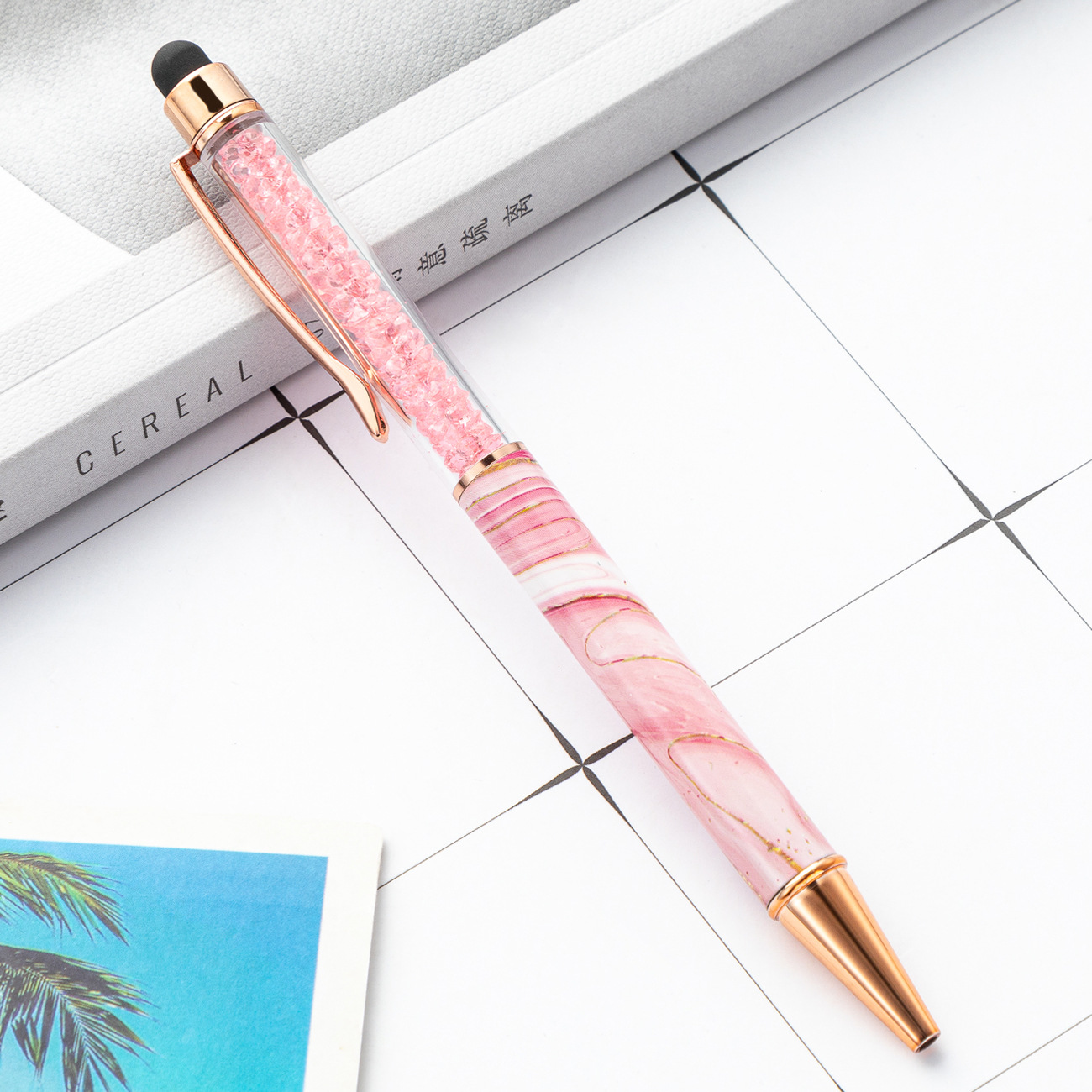 Pink marble