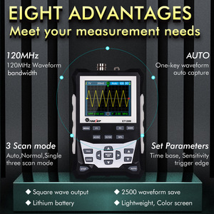 Neue ET120M Handheld 120MHz Farb analoges Oszilloskop Tragbare Programmierer Emulatoren Debugger - Product Image 2