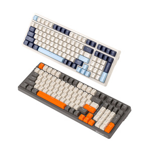 Teclado retroiluminado mecánico Bluetooth con luz LED con cable inalámbrico 2,4G teclado para juegos personalizar teclado para portátil K8 - Product Image 1