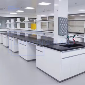 Chinas neuer moderner Design-Metall labor tisch für den Schul gebrauch Hergestellt mit neuen Labor möbeln aus fort geschrittenem Wissenschaft stahl - Product Image 1