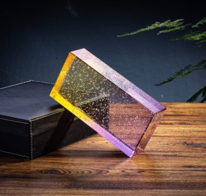 Jingyage 200x100x50mm đánh bóng gạch thủy tinh khối đa màu gradient cho khách sạn và phân vùng tường nhập bán buôn bán nóng - Product Image 4