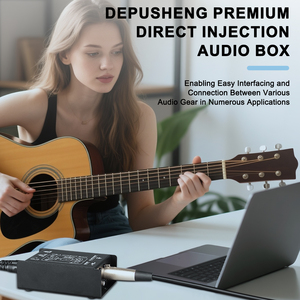 DB-1 Single Channel <strong>Audio</strong> Converter Low Noise Passive <strong>Audio</strong> DI Box for Guitar Bass DI Injection <strong>Audio</strong> Processor - Product Image 5