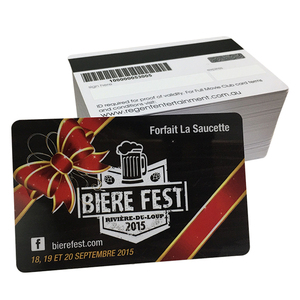 Precio de fábrica Impresión personalizada Regalo de plástico Tarjeta para rascar Tarjetas de cupones con código de barras individual - Product Image 2