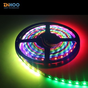 เมจิกสีสมาร์ท RGB SMD5050 พิกเซลยืดหยุ่นแอดเดรสควบคุมไฟ LED WS2815 GVS8208