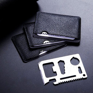 Taşınabilir çok fonksiyonlu paslanmaz çelik EDC aracı açık kamp ve plaj acil depolama kapağı ile hayatta kalma kiti - Product Image 4