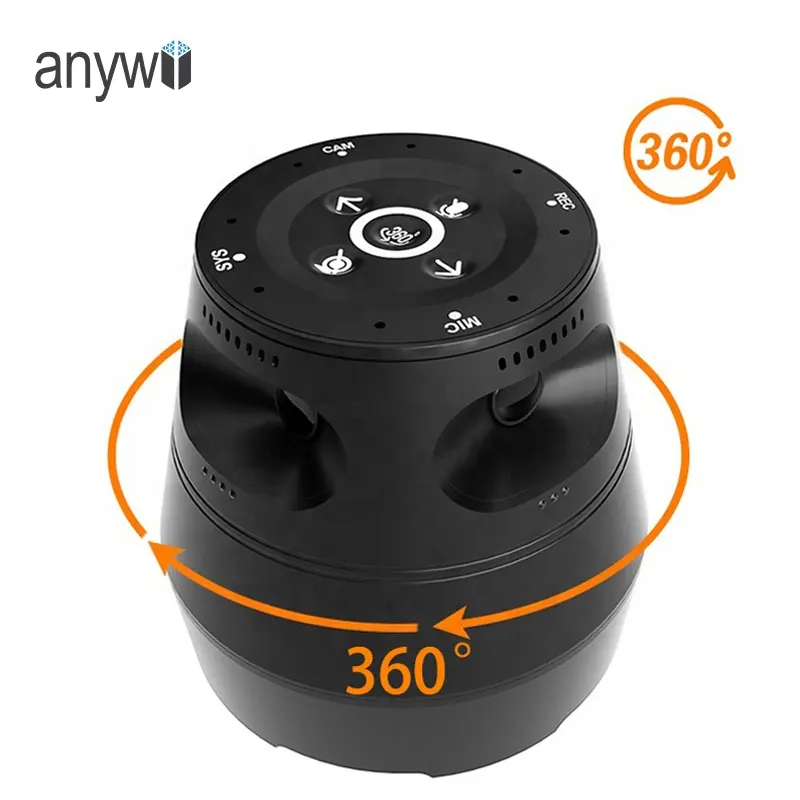 Anywii Pro 360-Grad-Panorama-Videokonferenzkamera Besprechung konferenz raum tragbare Kamera für Konferenzen